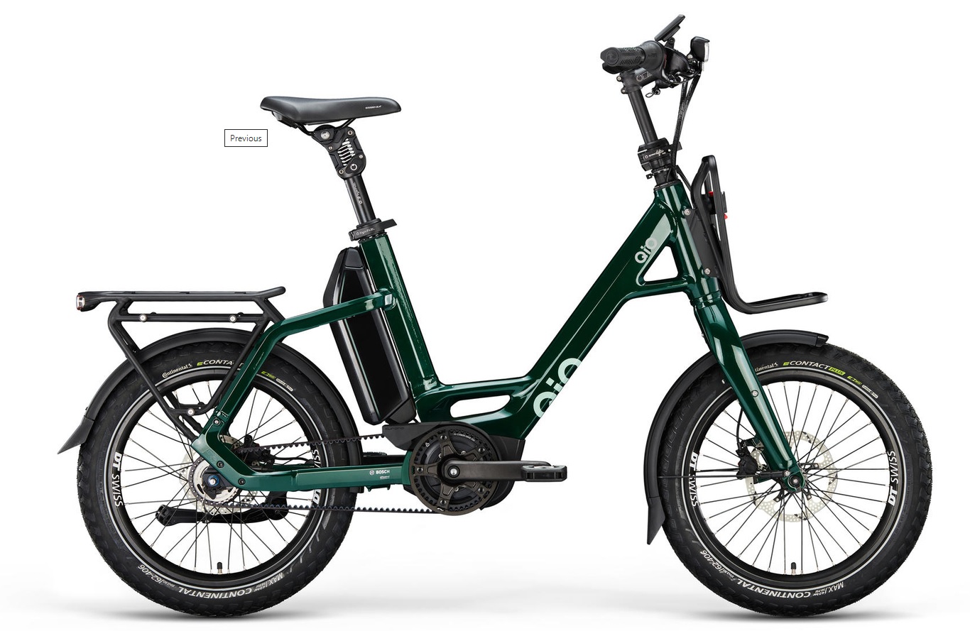 Qio Eins+ P-5 Freilauf forest green ´25/ 800Wh